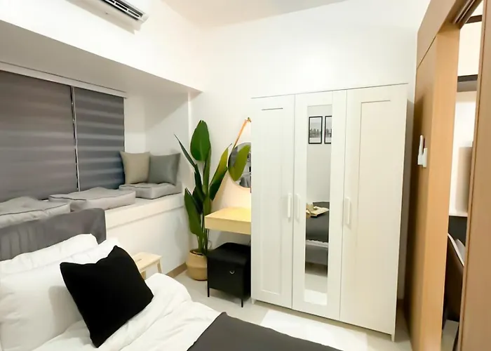 White Aesthetic Lush In Makati L Wifi & Netflix I Lush 1912 Apartment Manila